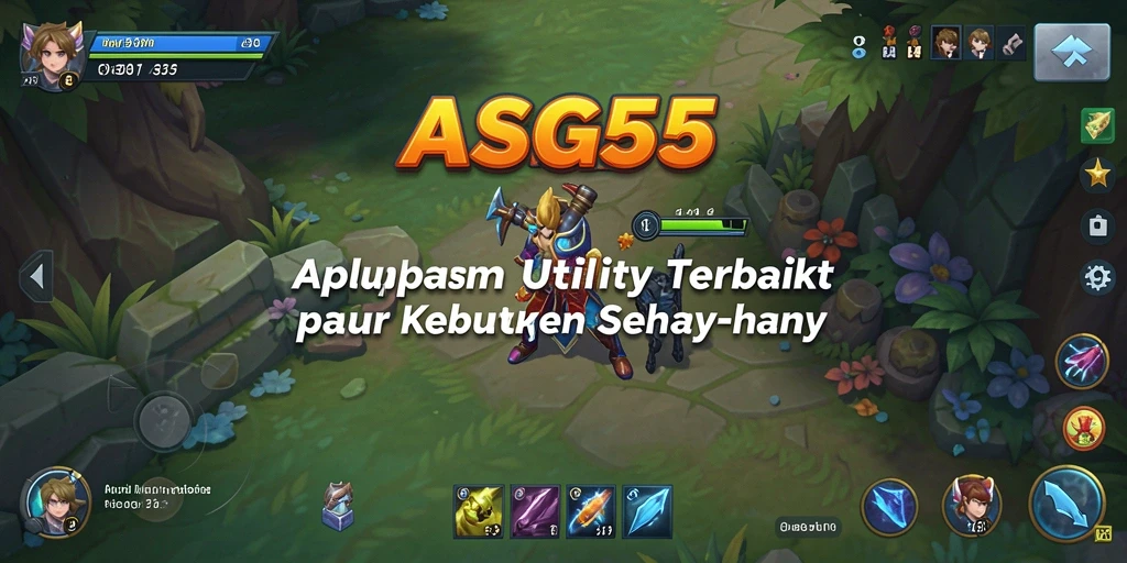 Tampilan antarmuka ASG55 yang intuitif dan mudah digunakan.