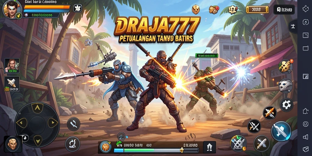 Tampilan seru dari gameplay DRAJA777 yang penuh aksi.
