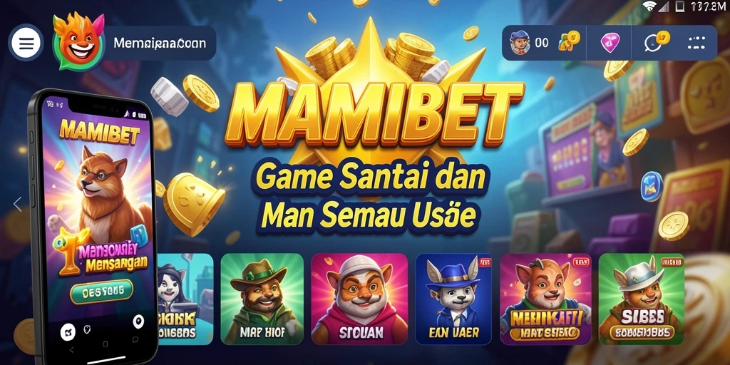 Screenshot utama MAMIBET menampilkan gameplay yang mengasyikkan dan interaktif.