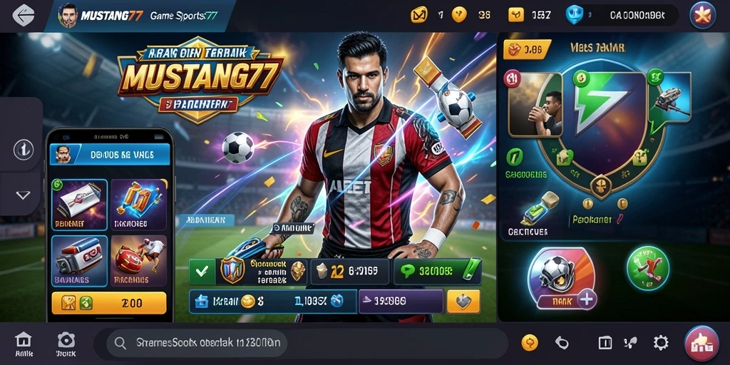 Tampilan menarik dari gameplay Sportsbook MUSTANG77.
