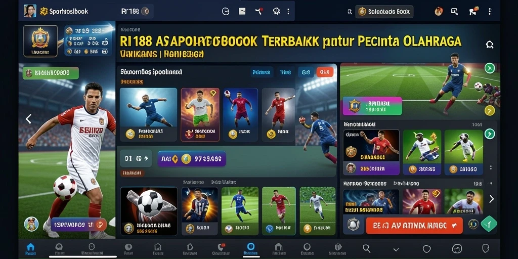 Tampilan menarik dari gameplay Sportsbook RI188 dengan berbagai pilihan taruhan.