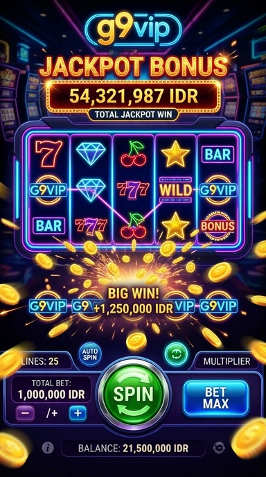 Tampilan halaman unduh APK g9vip untuk versi terbaru.